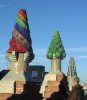 52-sur le toit du Palacio Güell