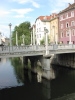 un des nombreux ponts de Ljubljana