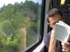 dans le train pour Bled